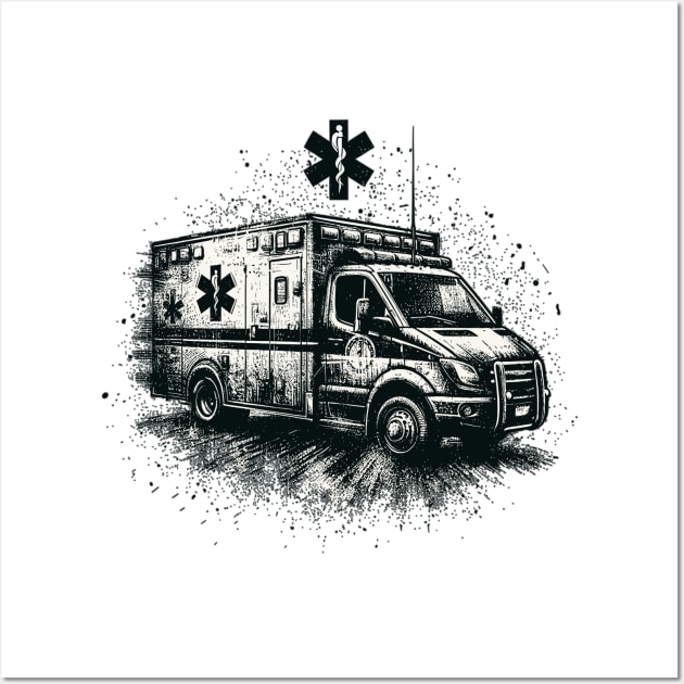 Ambulance Wall Art by Vehicles-Art